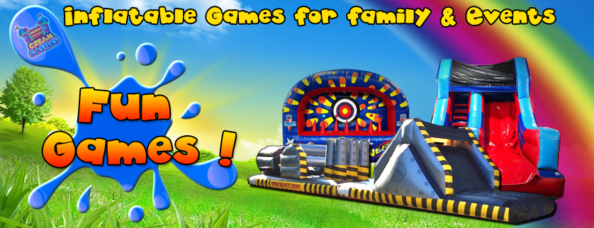 inflatable game hire